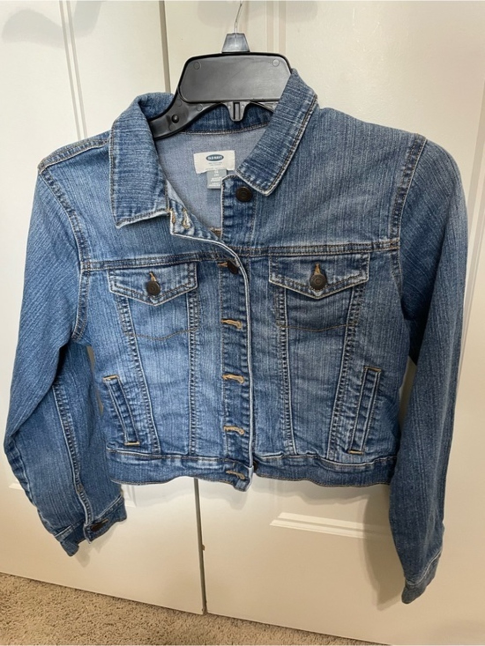 Old Navy Blue Denim Jacket - girls size XL